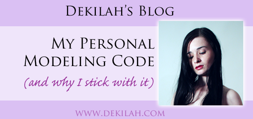 My Personal Modeling Code - Dekilah's Blog
