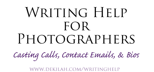 Writing Help for Photographers